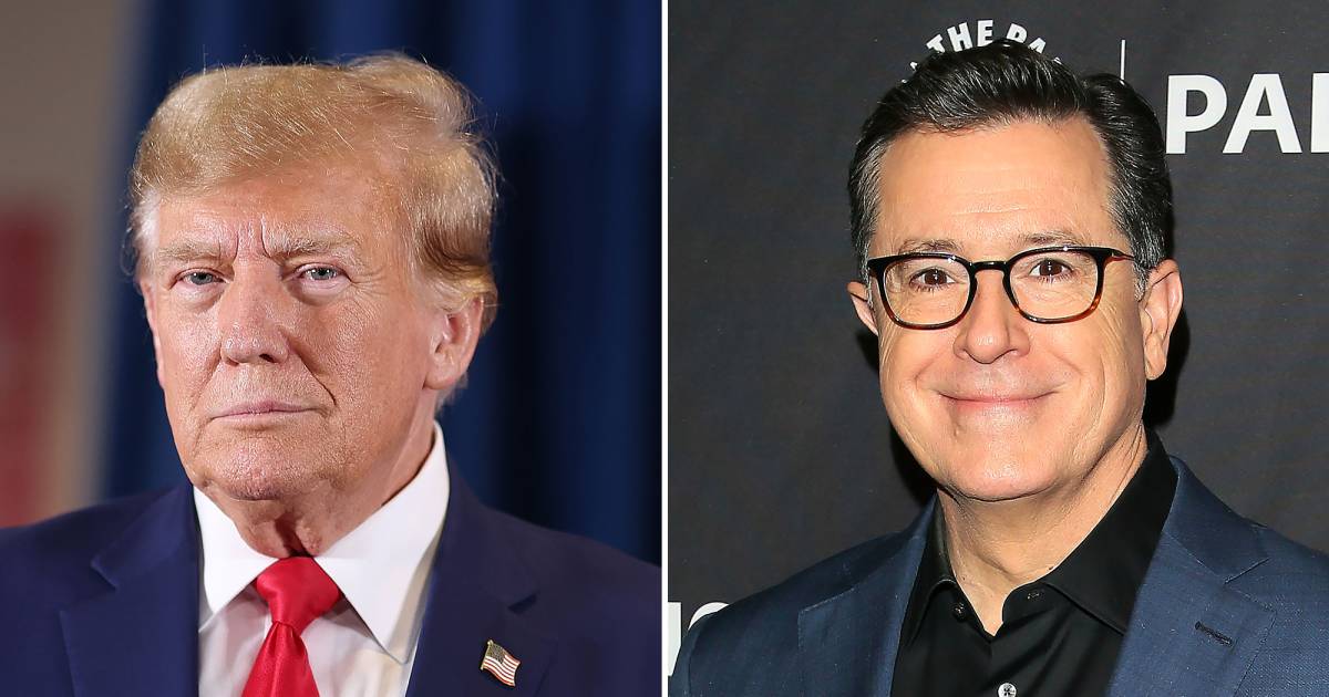 President donald trump says not responsible for stephen colbert late show cancellation.jpg