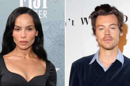 Zoe kravitz shows off her toned figure in sexy dress after being spotted with harry styles.jpg