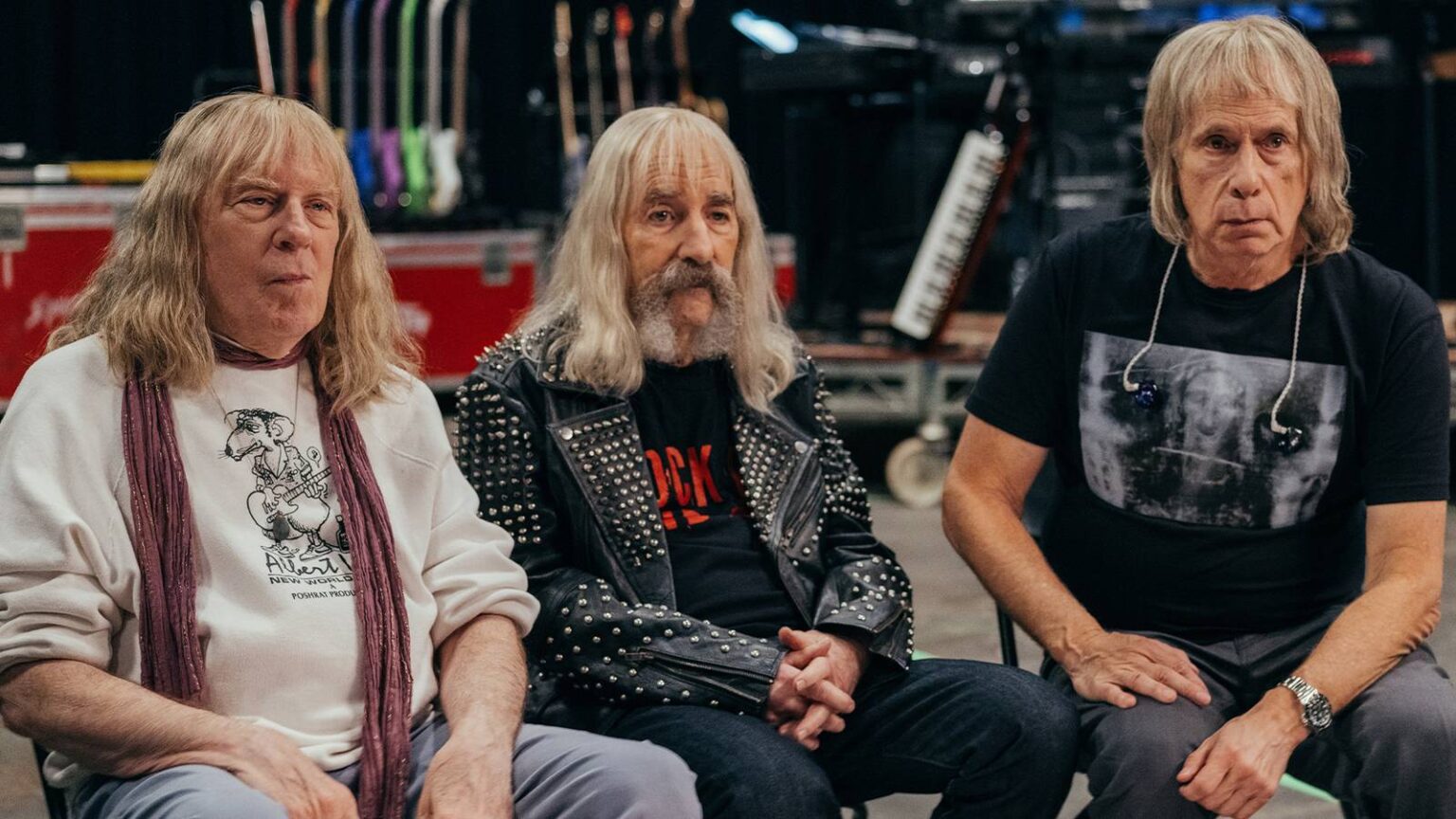 David st hubbins derek smalls and nigel tufnel in spinal tap ii the end continues.jpg