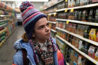 Matilda lawler in a grocery store in station eleven.jpg