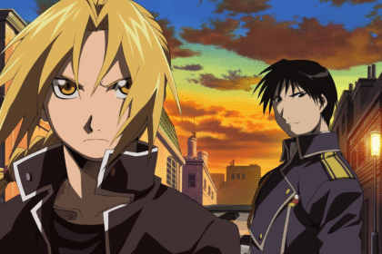 Fullmetal alchemist brotherhood anime featured image roy mustang and edward elric standing on a stre.png