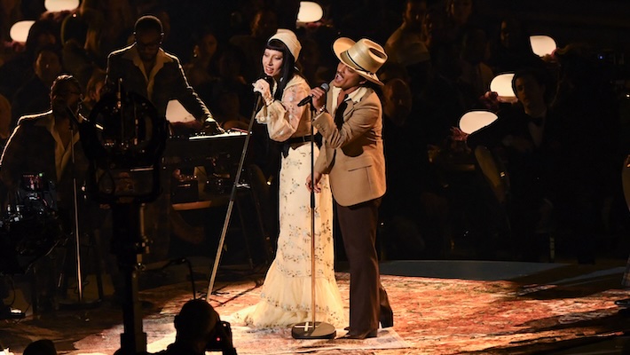 Lady gaga bruno mars 2025 grammys getty grid.jpeg
