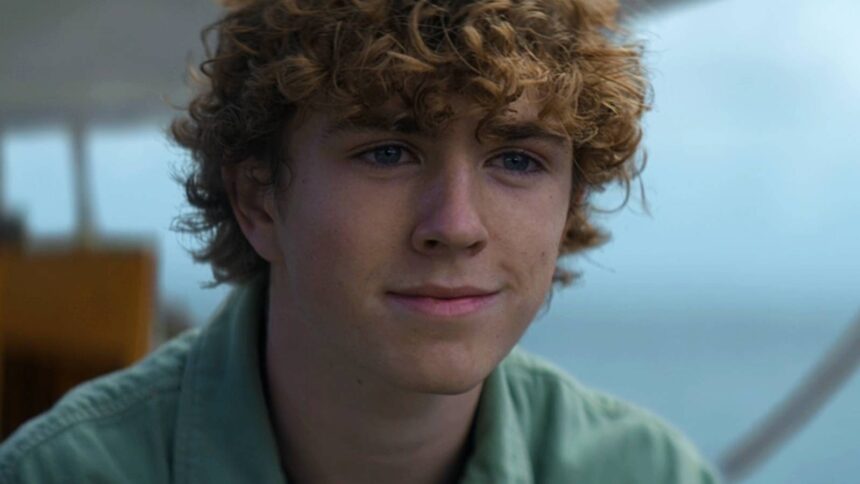 Percy smiles at annabeth on the ship in percy jackson and the olympian season 2 1.jpg