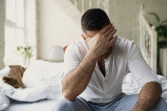 Stressed man hand on face morning.png