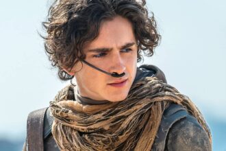 Timothee chalamet as paul atreides looking to one side in dune part two.jpg