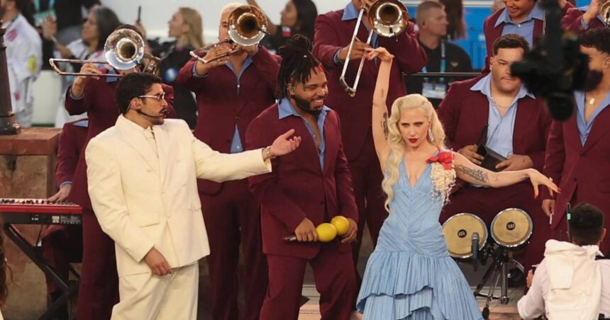 Gettyimages2260107822lady gaga thanks bad bunny for super bowl 2026 halftime show guest spot.jpg