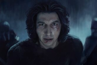 Star wars the rise of skywalker adam driver ben solo with shallow background of sword warriors 4k hd.jpeg