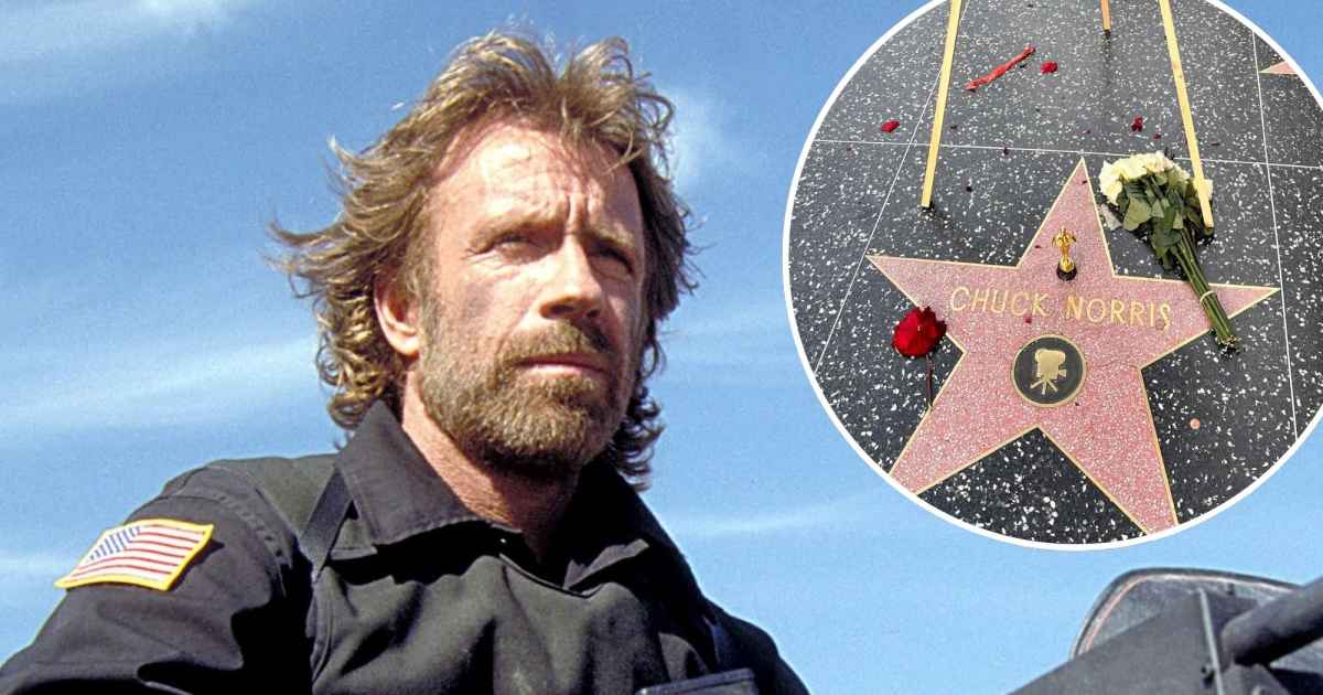 Chuck norris fans pay tribute at his walk of fame star.jpg