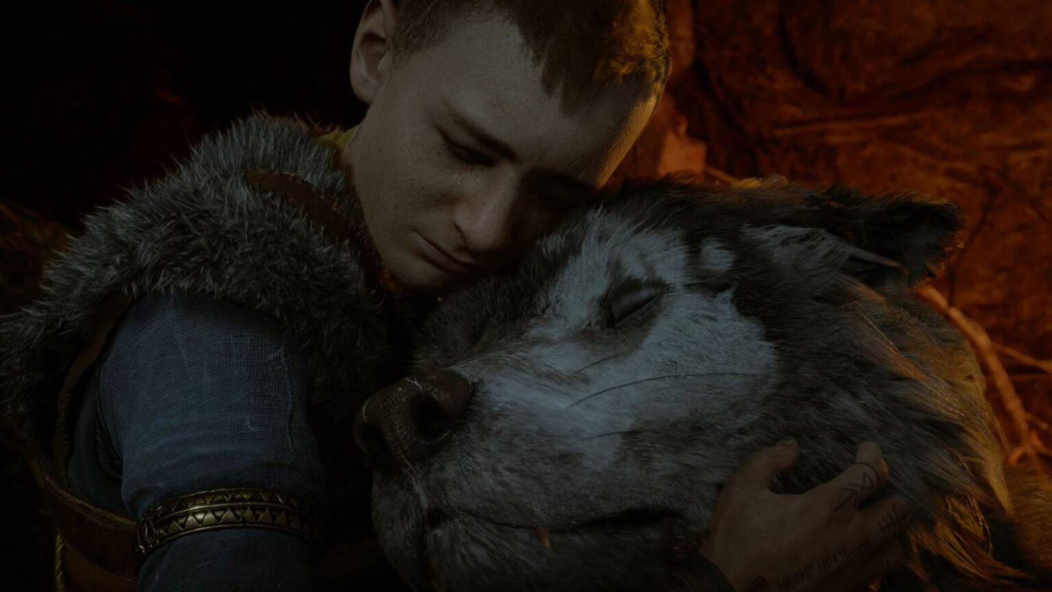 God of war atreus fenrir loki dog faye.jpg