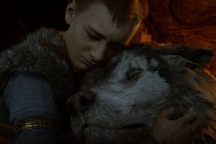 God of war atreus fenrir loki dog faye.jpg