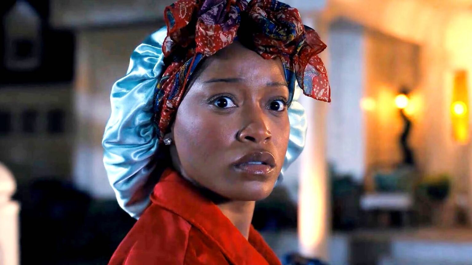Keke palmer s samira looking worriedly over her shoulder while in a nightcap in the burbs 1.jpg