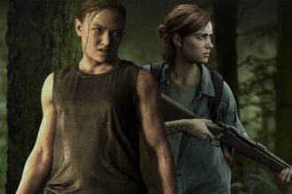 The last of us part 2 ellie and abby in forest.jpg