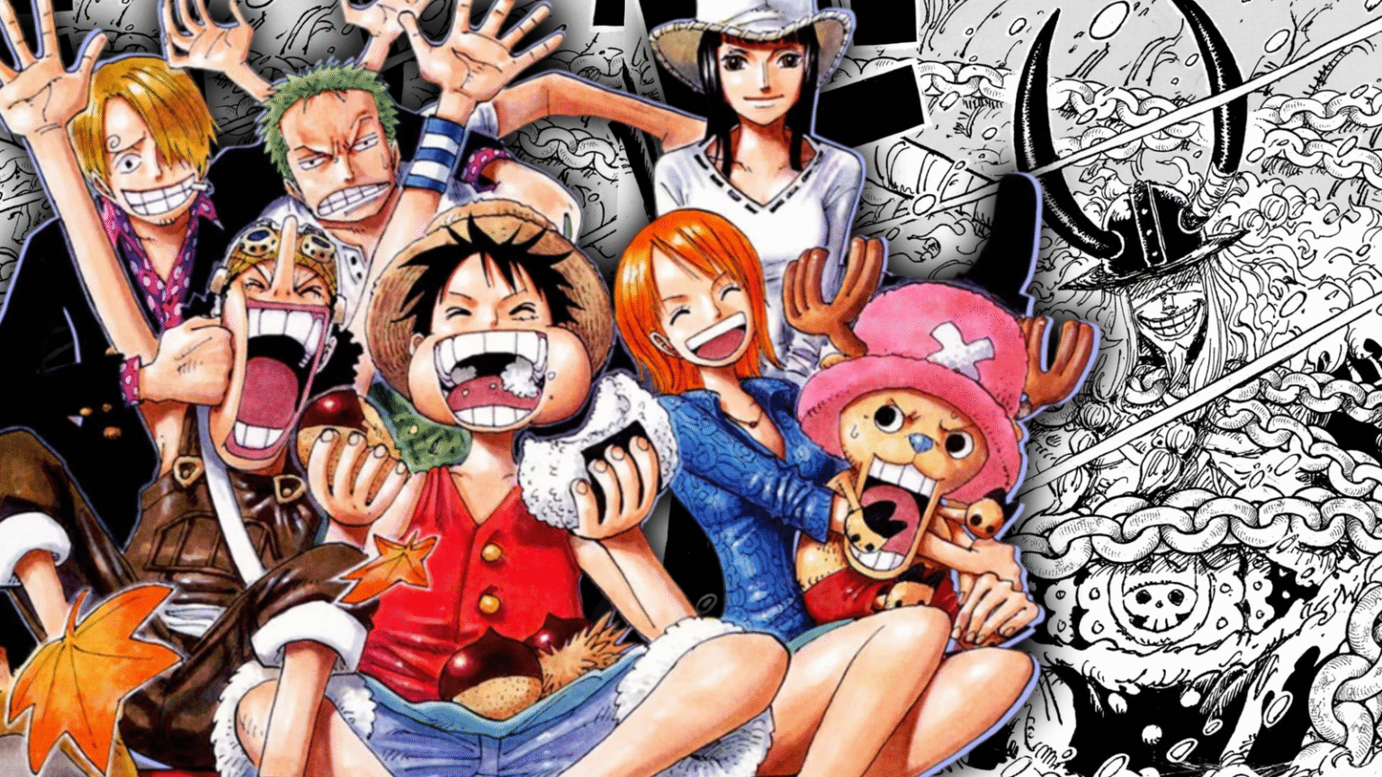 One piece straw hats with loki from the one piece manga in the background anime featured image.png