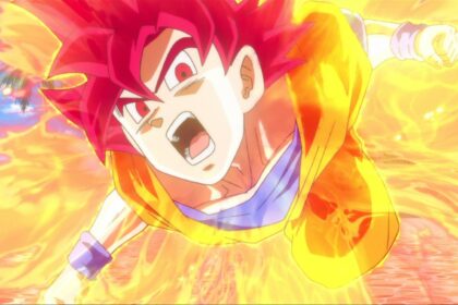 Goku fighting in dragon ball z battle of the gods.jpg