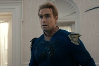 Homelander bleeding and looking somewhat surprised in the boys season 5 episode 8.jpg