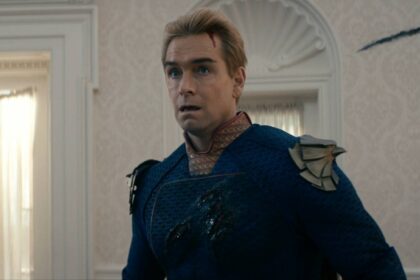 Homelander bleeding and looking somewhat surprised in the boys season 5 episode 8.jpg
